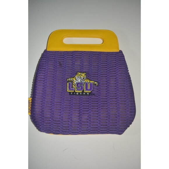 LSU Tigers Small Mesh Purse/Handbag With Embroidered Logo - Picture 1 of 5